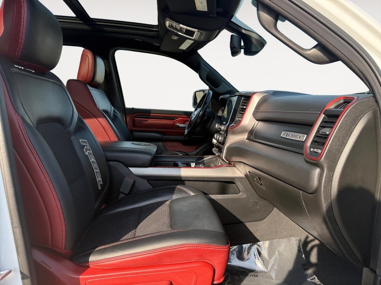 2019 Ram 1500 Rebel, HEATED SEATS, HEATED STEERING WHEEL, MOONROOF, APPLE CARPLAY/ANDROID AUTO, BED LINER, POWER FOLDING MIRRORS, TONNEAU COVER, BACKUP CAMERA, POWER SLIDING REAR WINDOW, UNIVERSAL GARAGE DOOR OPENER, RUNNING BOARDS, THIS RAM IS READY TO TAKE ON AN Norfolk VA