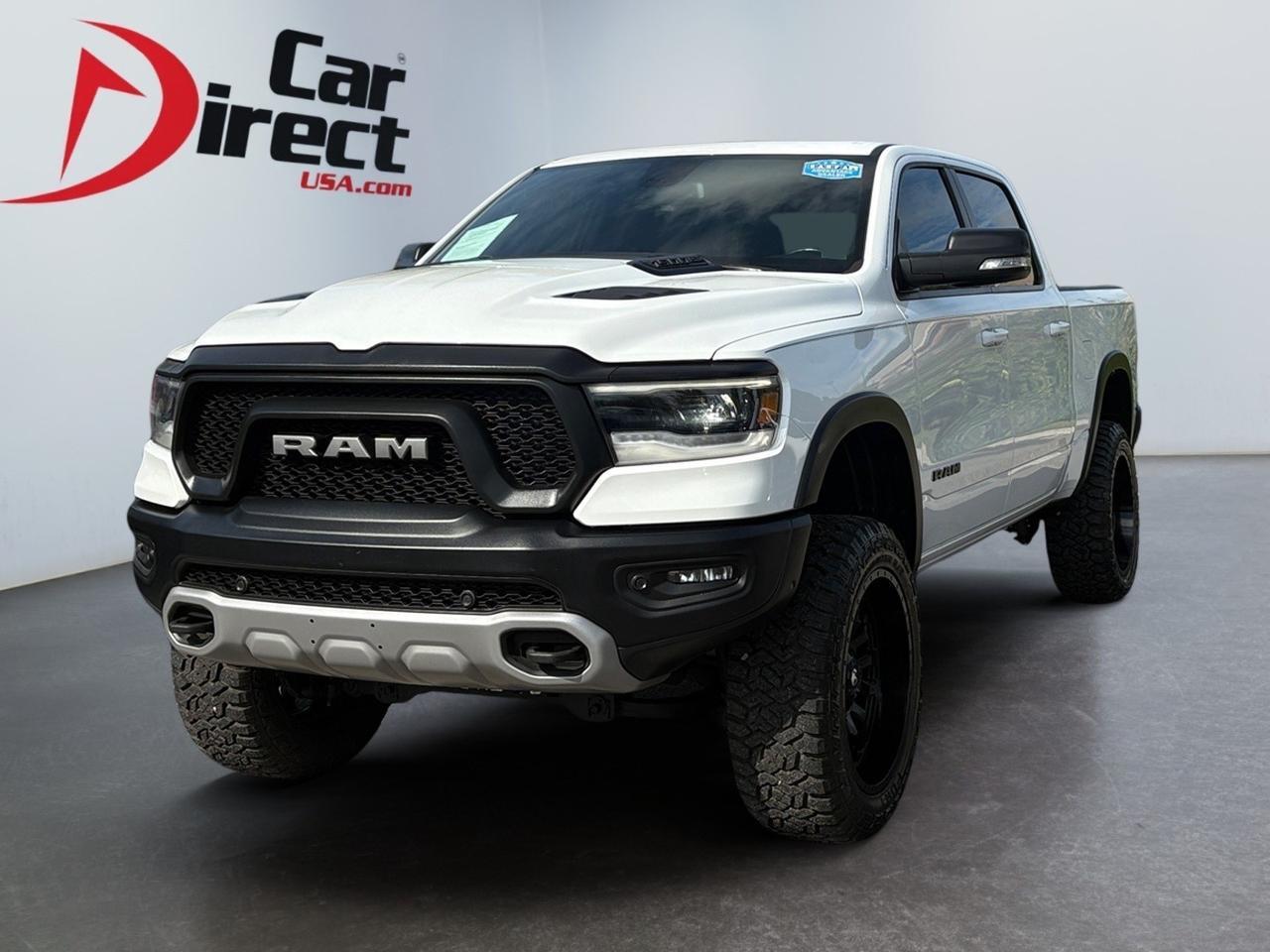 2019 Ram 1500 Rebel, LIFTED, TOW PACKAGE, POWER REAR SLIDING WINDOW, BACKUP CAMERA, PARKING SENSORS, HEATED STEERING WHEEL & SEATS, PANORAMIC MOONROOF, LOW MILES, ONLY 1 OWNER, CLEAN CARFAX, BECOME A REBEL ON THE ROAD! Virginia Beach VA