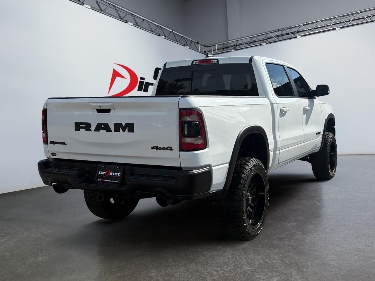 2019 Ram 1500 Rebel, LIFTED, TOW PACKAGE, POWER REAR SLIDING WINDOW, BACKUP CAMERA, PARKING SENSORS, HEATED STEERING WHEEL & SEATS, PANORAMIC MOONROOF, LOW MILES, ONLY 1 OWNER, CLEAN CARFAX, BECOME A REBEL ON THE ROAD! Virginia Beach VA