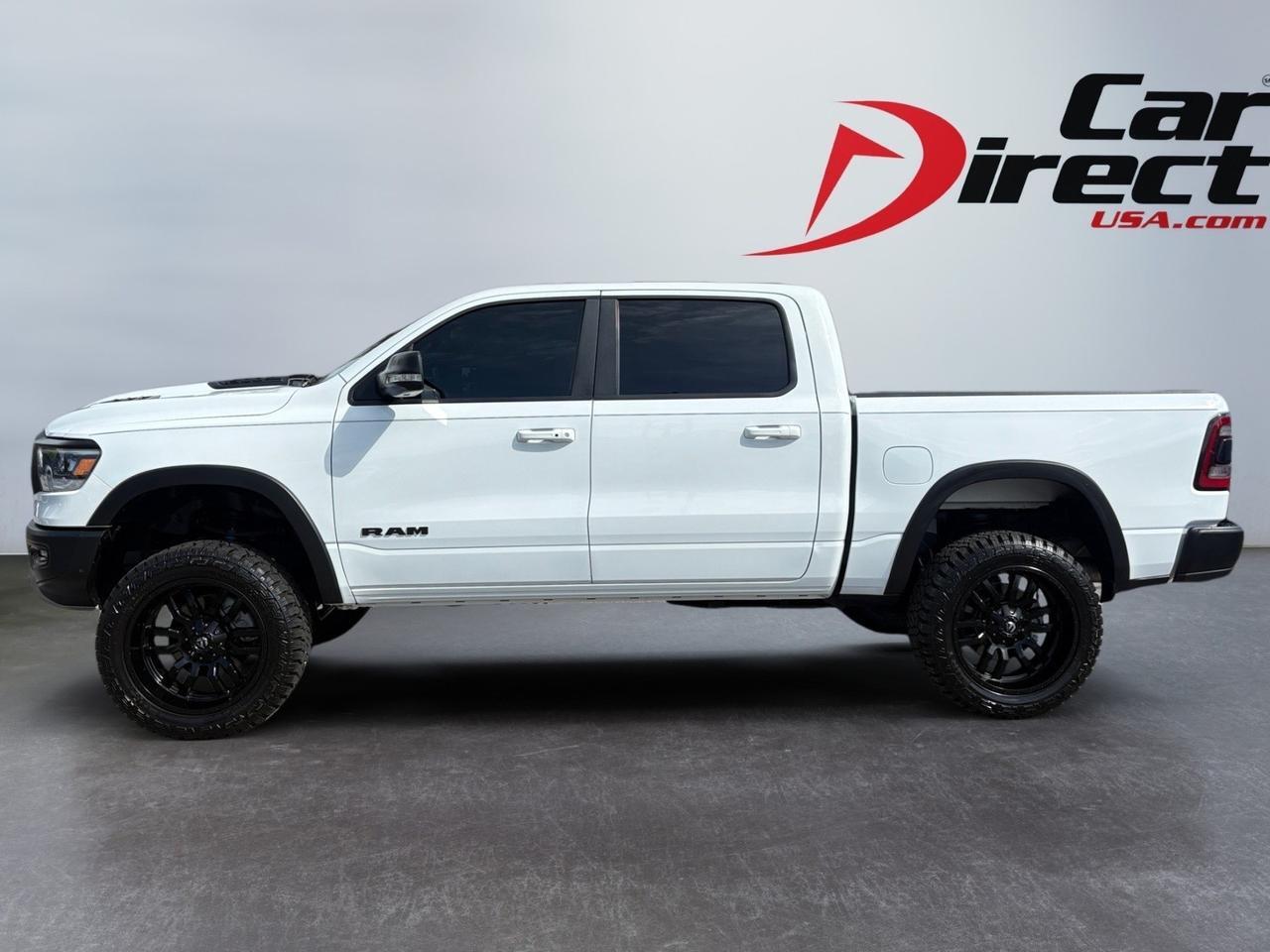 2019 Ram 1500 Rebel, LIFTED, TOW PACKAGE, POWER REAR SLIDING WINDOW, BACKUP CAMERA, PARKING SENSORS, HEATED STEERING WHEEL & SEATS, PANORAMIC MOONROOF, LOW MILES, ONLY 1 OWNER, CLEAN CARFAX, BECOME A REBEL ON THE ROAD! Virginia Beach VA