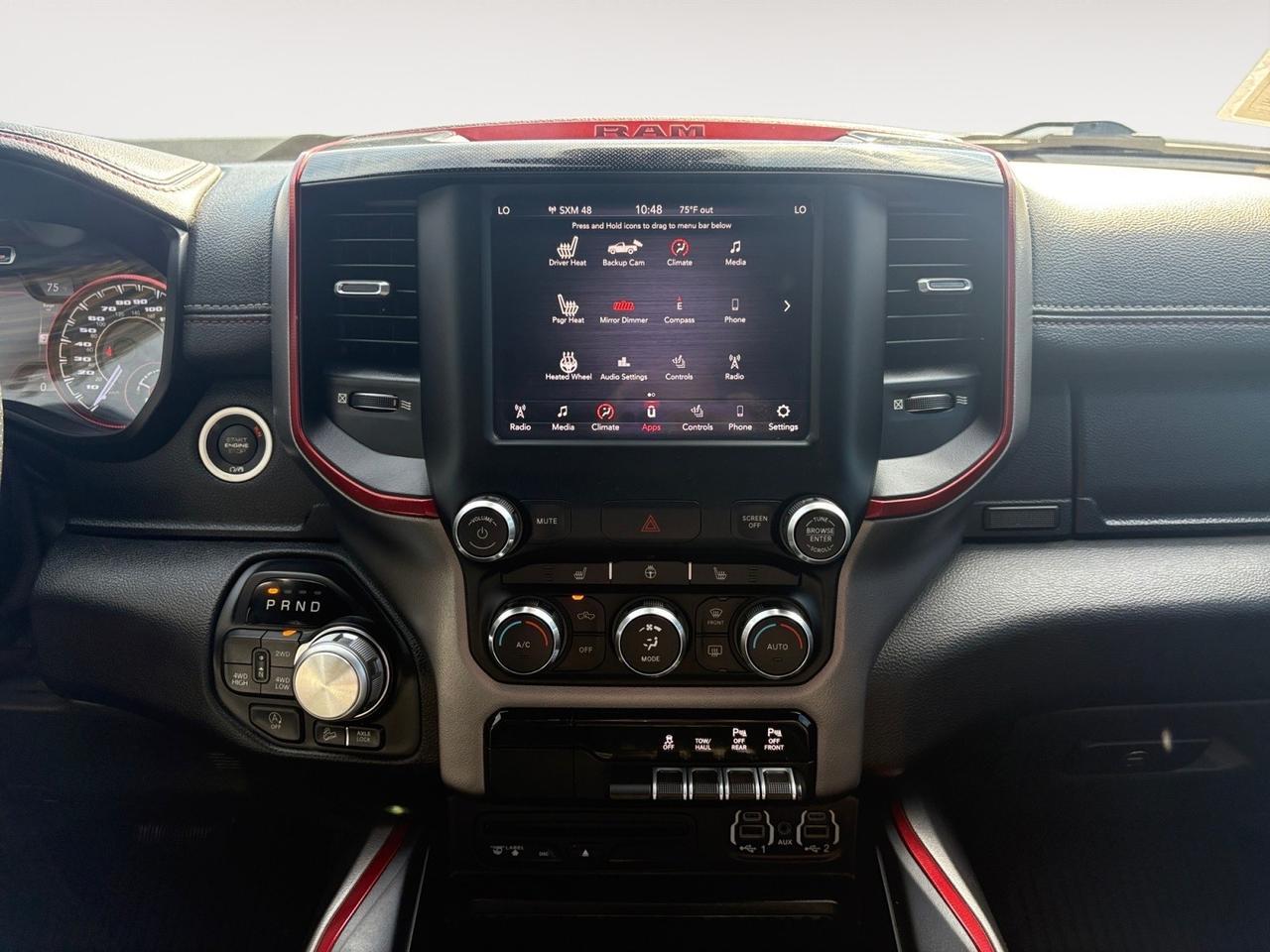 2019 Ram 1500 Rebel, LIFTED, TOW PACKAGE, POWER REAR SLIDING WINDOW, BACKUP CAMERA, PARKING SENSORS, HEATED STEERING WHEEL & SEATS, PANORAMIC MOONROOF, LOW MILES, ONLY 1 OWNER, CLEAN CARFAX, BECOME A REBEL ON THE ROAD! Virginia Beach VA