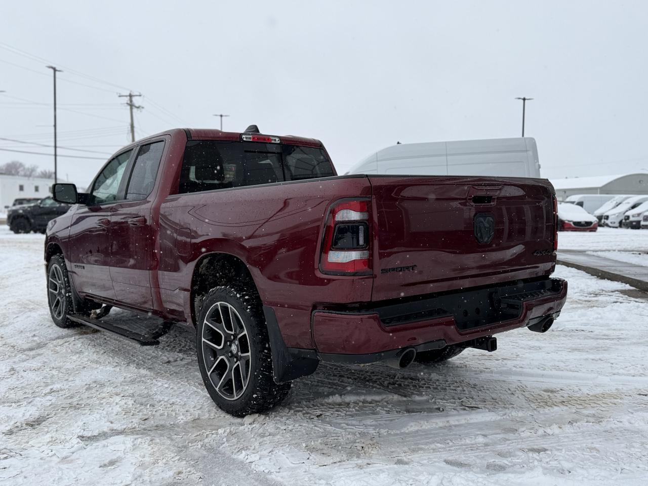 2019 Ram 1500 Sport | Heated & Cooled Seats | Sun Roof | Power Boards | Tow Package | Box Liner | Nav Redwater AB