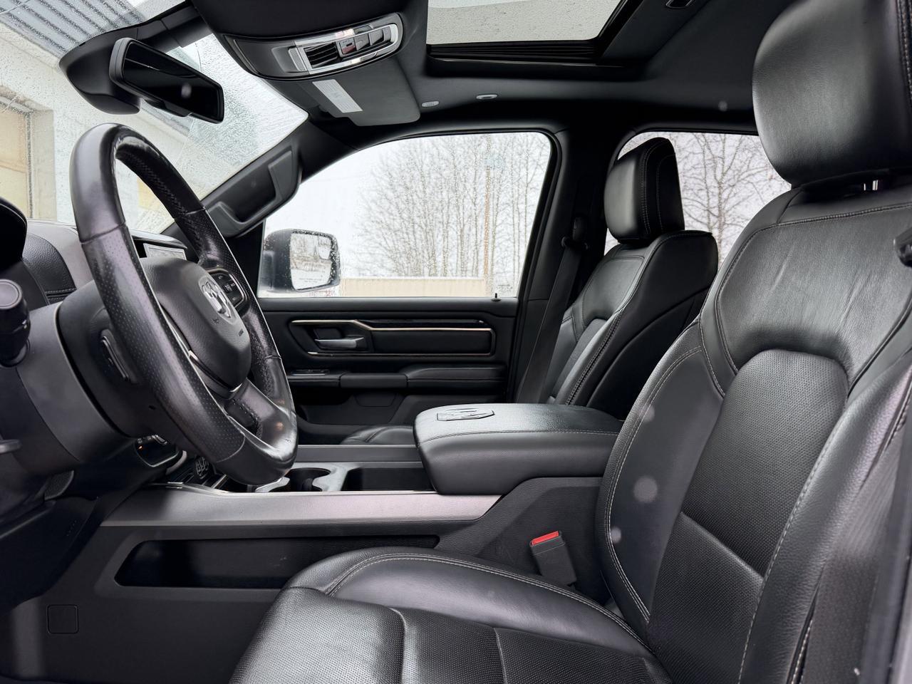 2019 Ram 1500 Sport | Heated & Cooled Seats | Sun Roof | Power Boards | Tow Package | Box Liner | Nav Redwater AB