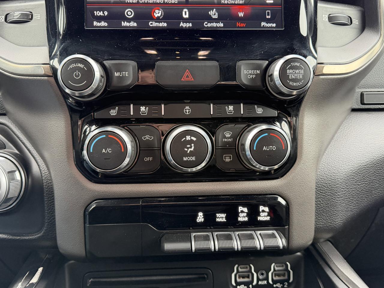 2019 Ram 1500 Sport | Heated & Cooled Seats | Sun Roof | Power Boards | Tow Package | Box Liner | Nav Redwater AB