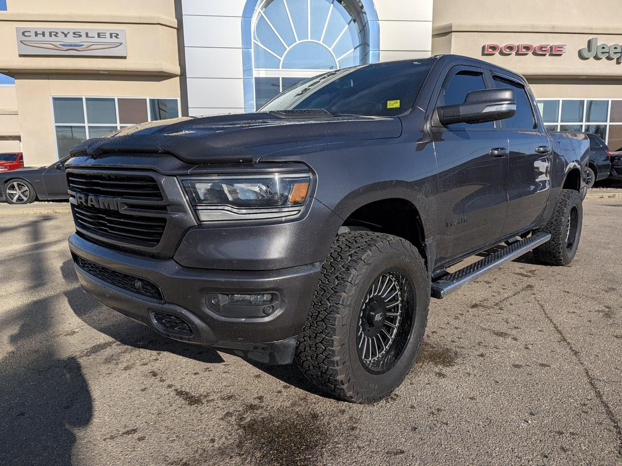 2019 Ram 1500 Sport Crew Cab 4x4 | Granite Crystal | HEMI V8 | 20IN Wheels | Remote Start | ParkSense Assist Redwater AB
