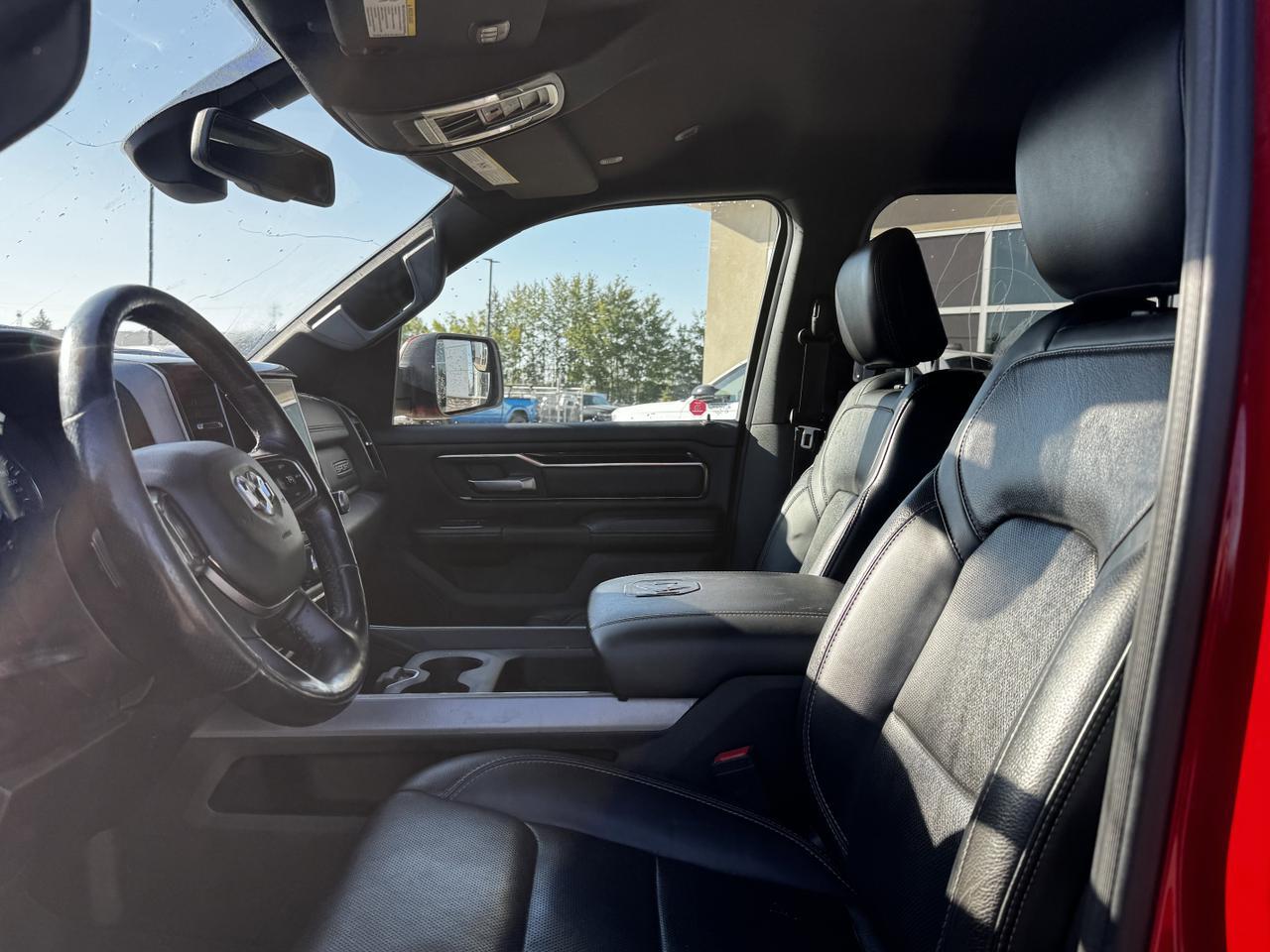 2019 Ram 1500 Sport Crew Cab 4x4 | HEMI V8 | Leather | Heated Vented Seats | NAV | Remote Start Redwater AB