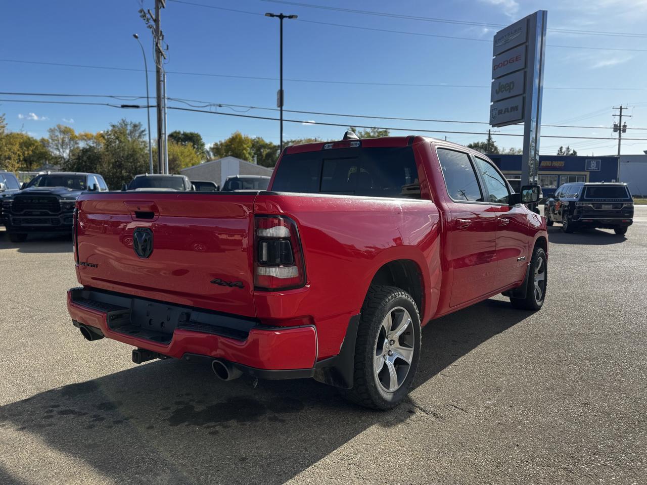 2019 Ram 1500 Sport Crew Cab 4x4 | HEMI V8 | Leather | Heated Vented Seats | NAV | Remote Start Redwater AB