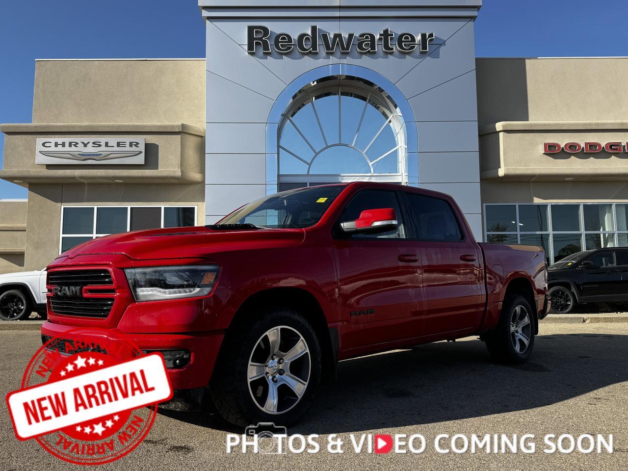 2019 Ram 1500 Sport Crew Cab 4x4 | HEMI V8 | Leather | Heated Vented Seats | NAV | Remote Start