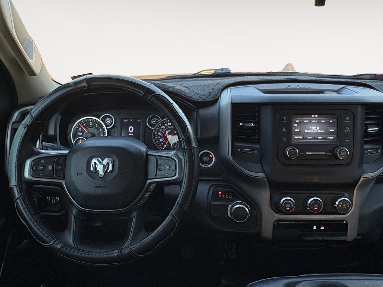 2019 Ram 1500 Tradesman, RUNNING BOARDS, TOW PACKAGE, FENDER FLARES, SHORT BED, BACKUP CAMERA, PARKING SENSORS, NAVIGATION, KEYLESS ENTRY, NAVIGATION, HEATED MIRRORS, LOW MILES, THIS TRUCK IS READY TO RAM THE ROAD!