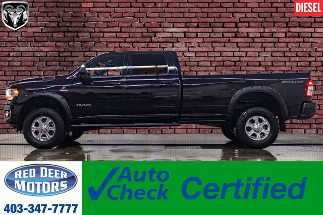 2019 Ram 2500 4x4 Crew Cab Big Horn Sport Longbox Diesel Leather Nav Red Deer AB
