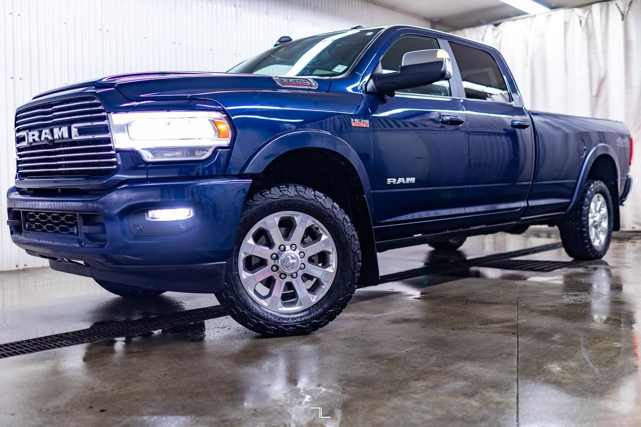 2019 Ram 2500 4x4 Crew Cab Laramie Longbox Diesel Leather Roof Nav Red Deer AB