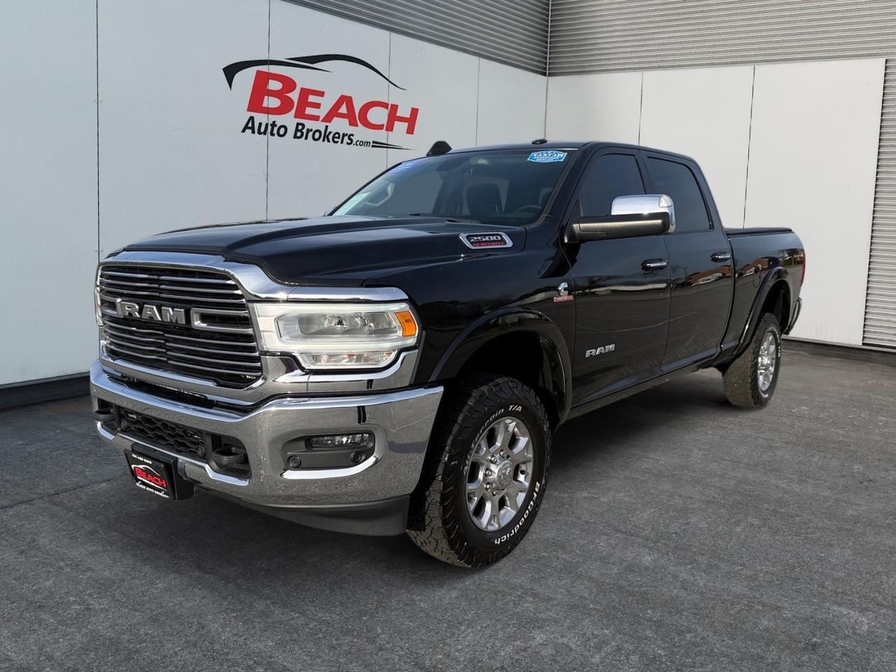 2019 Ram 2500 Laramie, HEATED/VENTILATED SEATS, HEATED STEERING WHEEL, TOW HOOKS, POWER/HEATED MIRRORS, BACKUP CAMERA, APPLE CARPLAY/ANDROID AUTO, REMOTE START, UNIVERSAL GARAGE DOOR OPENER, ALPINE SPEAKERS, CLEAN CARFAX!