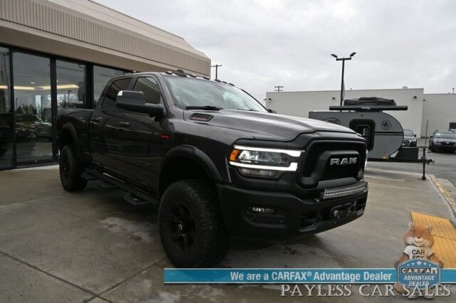 2019 Ram 2500 Power Wagon / 4X4 / Crew Cab / AutoStart / Heated & Cooled Leather Seats / Heated Steering Wheel / Sunroof / Navigation / Harman Kardon Speakers / Blind Spot Alert / Bed Liner / Block Heater / Tonneau Cover / Tow Pkg Anchorage AK