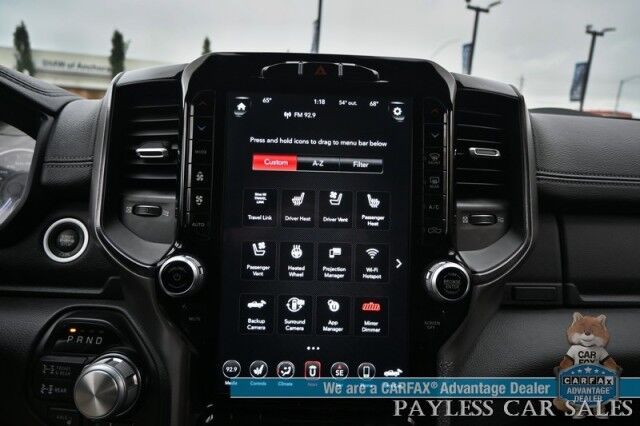 2019 Ram 2500 Power Wagon / 4X4 / Crew Cab / AutoStart / Heated & Cooled Leather Seats / Heated Steering Wheel / Sunroof / Navigation / Harman Kardon Speakers / Blind Spot Alert / Bed Liner / Block Heater / Tonneau Cover / Tow Pkg Anchorage AK