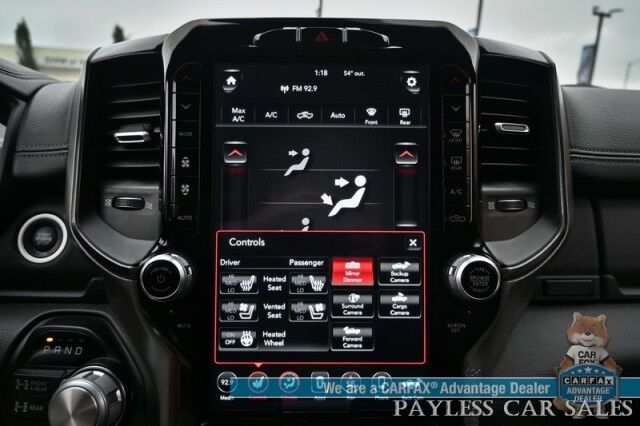 2019 Ram 2500 Power Wagon / 4X4 / Crew Cab / AutoStart / Heated & Cooled Leather Seats / Heated Steering Wheel / Sunroof / Navigation / Harman Kardon Speakers / Blind Spot Alert / Bed Liner / Block Heater / Tonneau Cover / Tow Pkg Anchorage AK