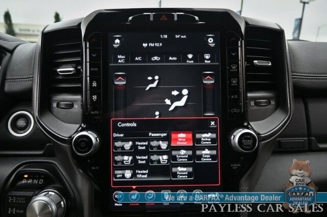 2019 Ram 2500 Power Wagon / 4X4 / Crew Cab / AutoStart / Heated & Cooled Leather Seats / Heated Steering Wheel / Sunroof / Navigation / Harman Kardon Speakers / Blind Spot Alert / Bed Liner / Block Heater / Tonneau Cover / Tow Pkg Anchorage AK