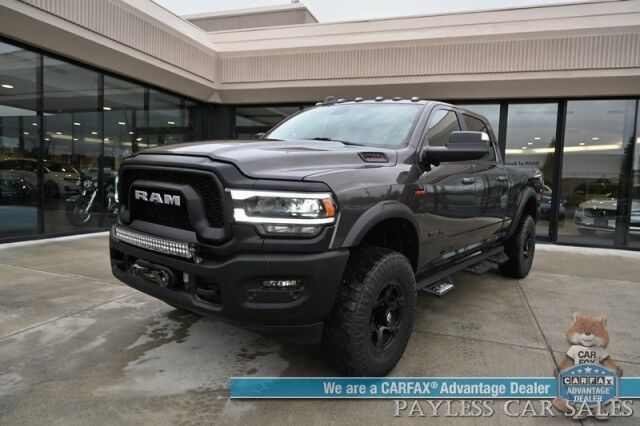 2019 Ram 2500 Power Wagon / 4X4 / Crew Cab / AutoStart / Heated & Cooled Leather Seats / Heated Steering Wheel / Sunroof / Navigation / Harman Kardon Speakers / Blind Spot Alert / Bed Liner / Block Heater / Tonneau Cover / Tow Pkg Anchorage AK