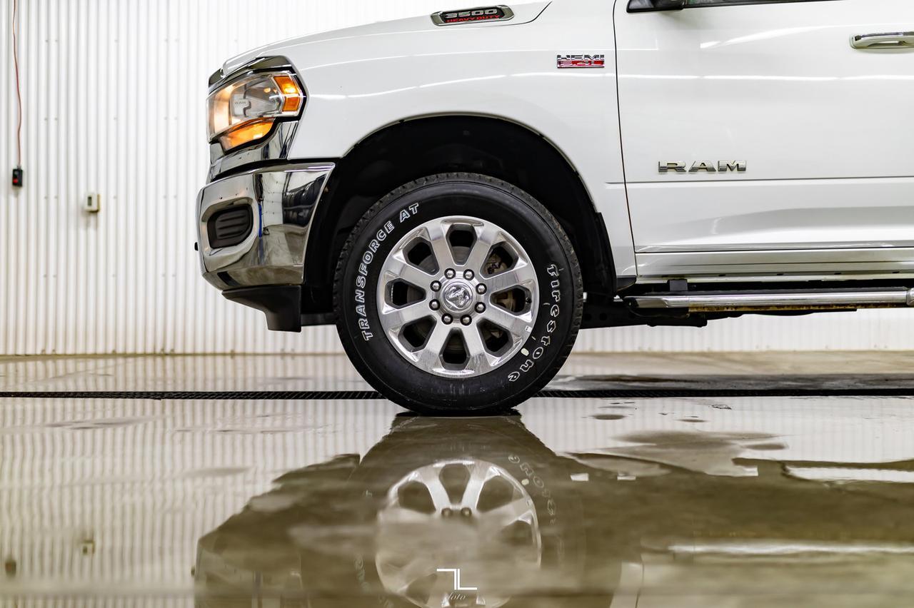 2019 Ram 3500 4x4 Crew Cab Big Horn BCam HEMI Red Deer AB