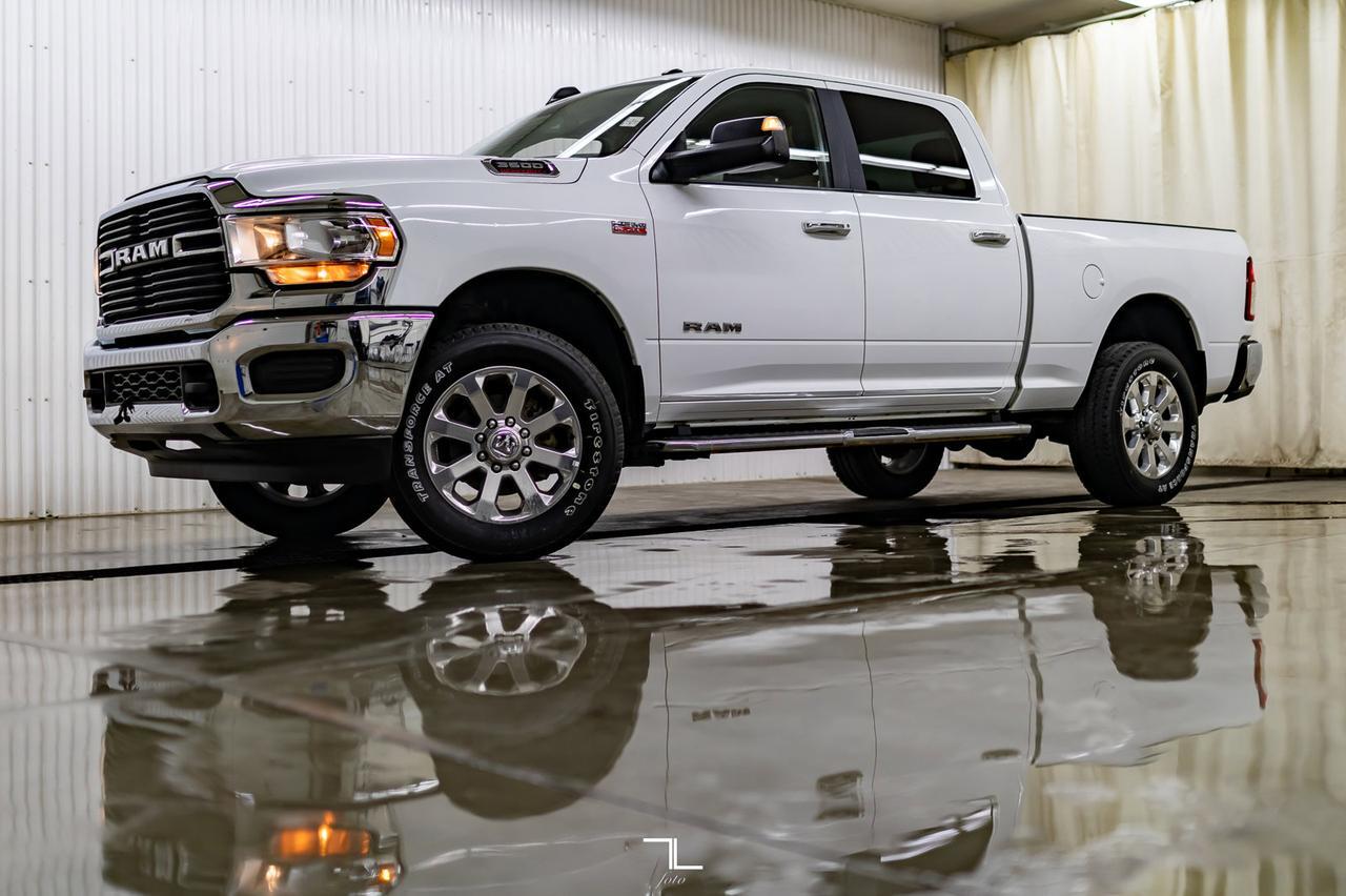 2019 Ram 3500 4x4 Crew Cab Big Horn BCam HEMI Red Deer AB