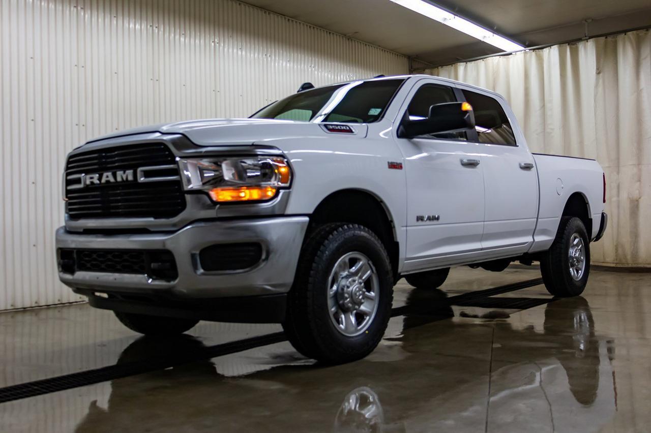 2019 Ram 3500 4x4 Crew Cab Big Horn HEMI BCam Red Deer AB