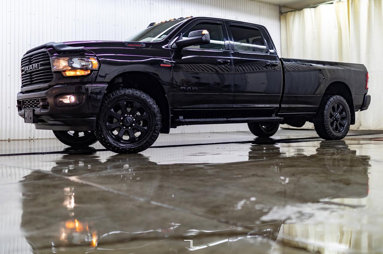 2019 Ram 3500 4x4 Crew Cab Big Horn Longbox Diesel Nav Roof BCam Red Deer AB