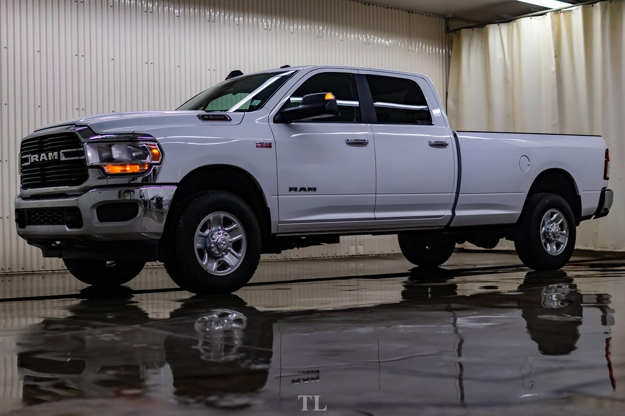 2019 Ram 3500 4x4 Crew Cab Big Horn Longbox HEMI BCam Red Deer AB
