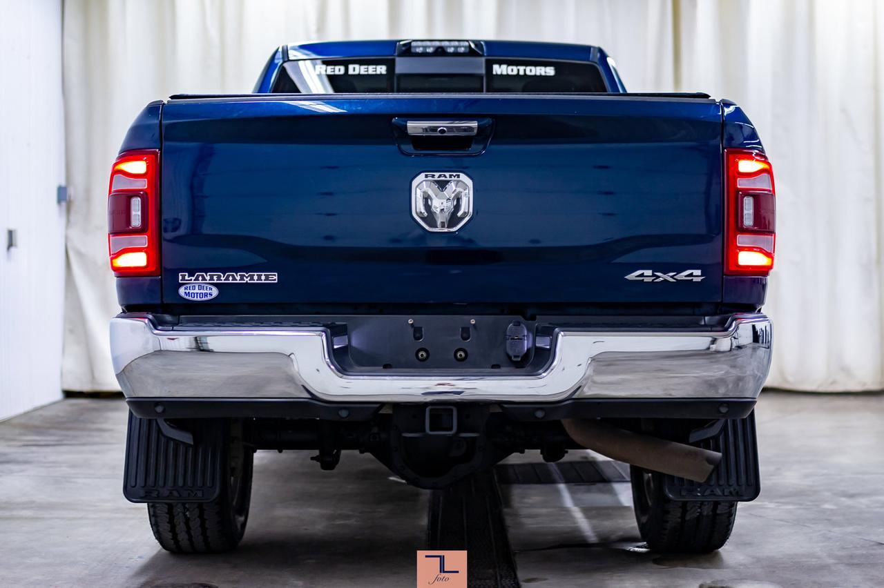2019 Ram 3500 4x4 Crew Cab Laramie Diesel AISIN Leather Roof BCam Red Deer AB