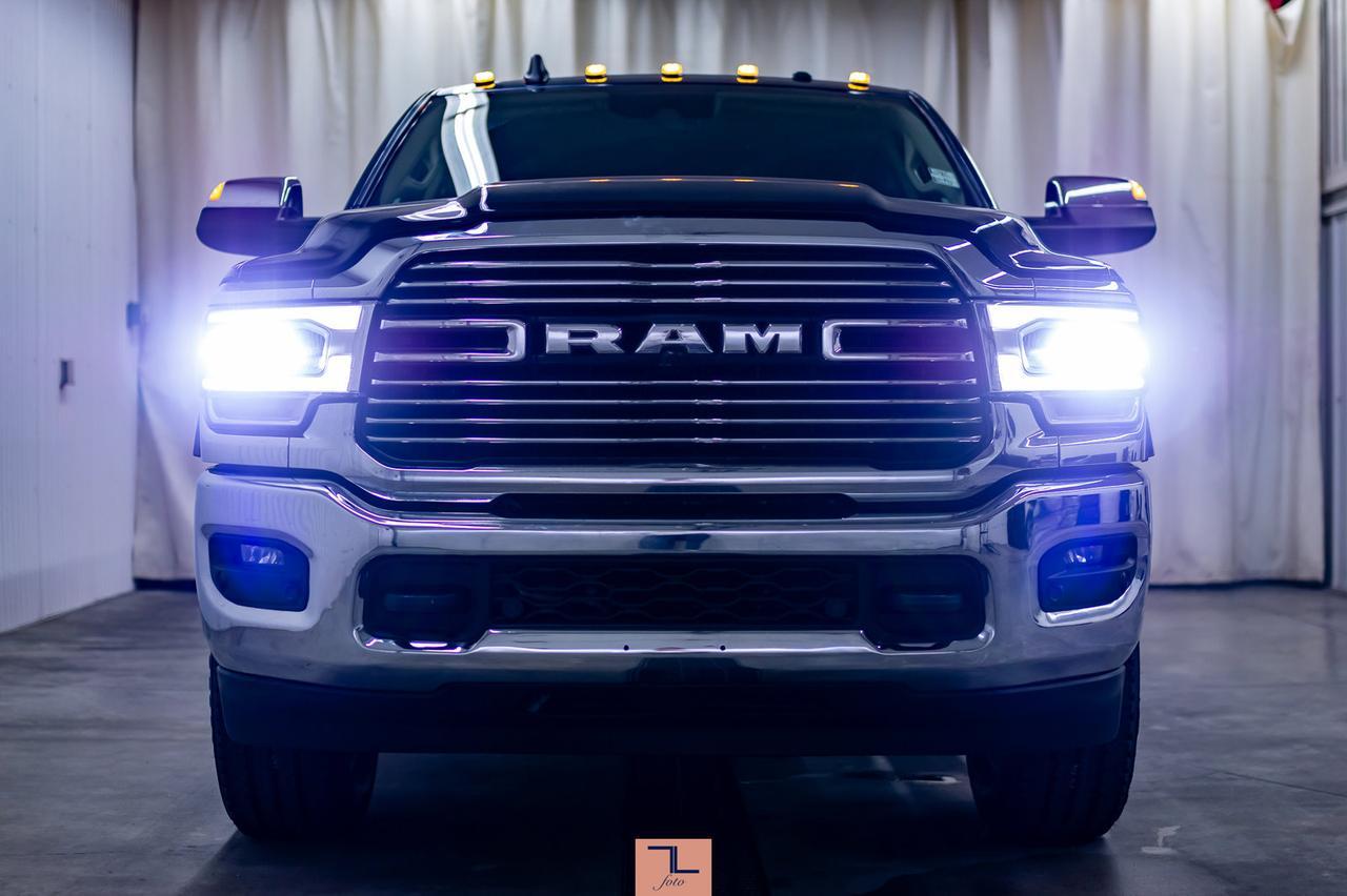 2019 Ram 3500 4x4 Crew Cab Laramie Diesel AISIN Leather Roof BCam Red Deer AB