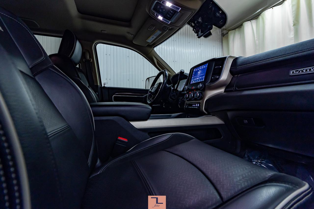 2019 Ram 3500 4x4 Crew Cab Laramie Diesel AISIN Leather Roof BCam Red Deer AB