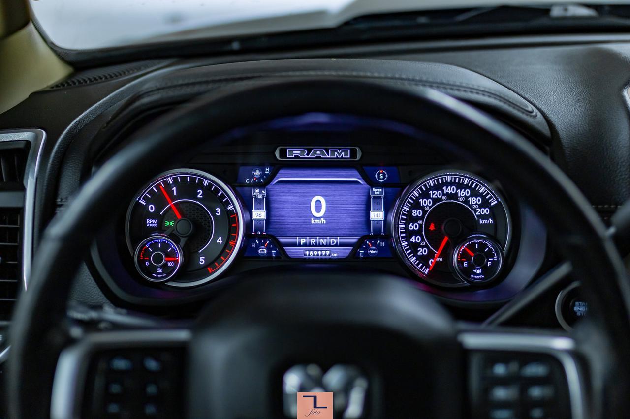 2019 Ram 3500 4x4 Crew Cab Laramie Diesel AISIN Leather Roof BCam Red Deer AB