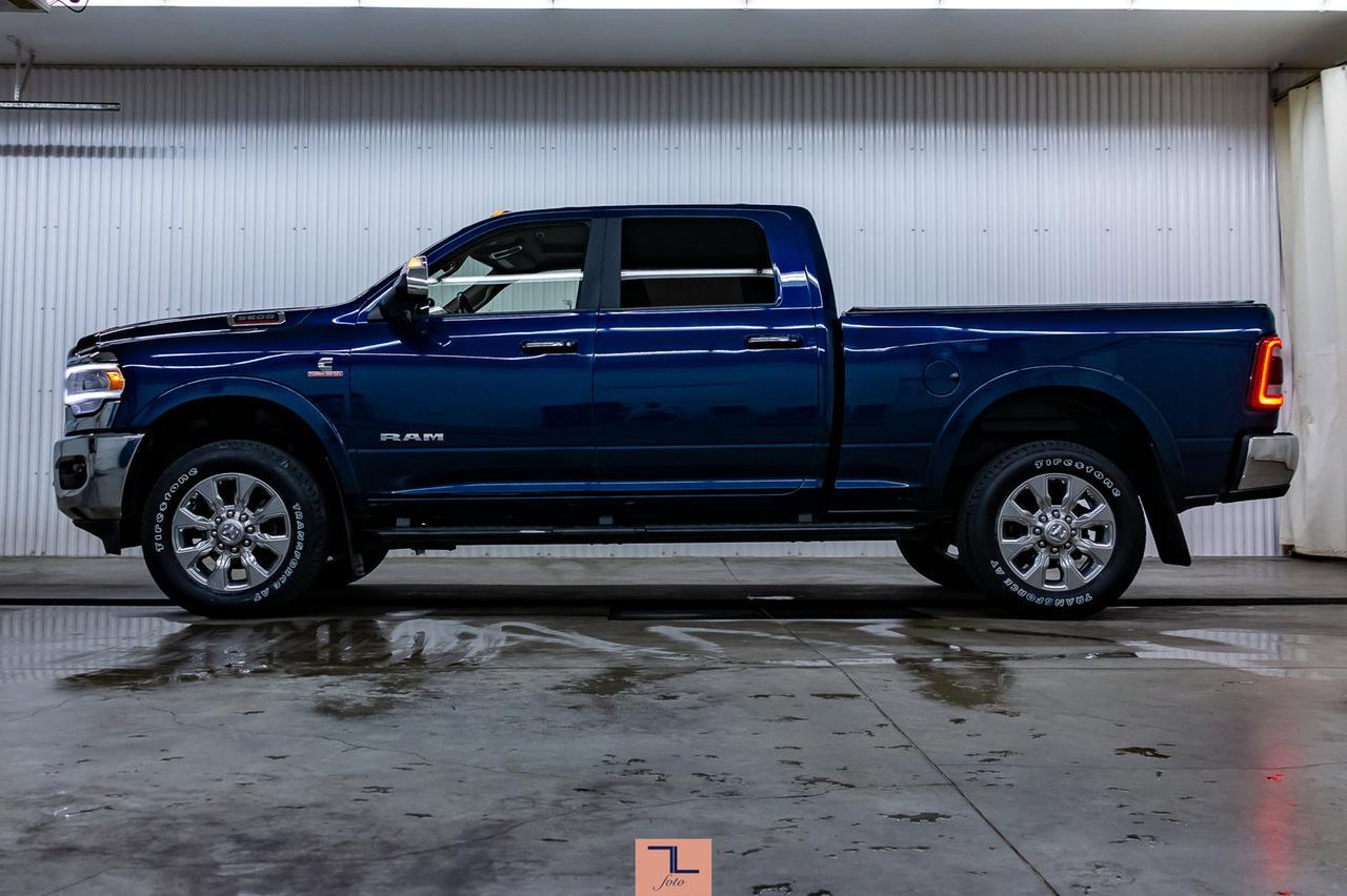 2019 Ram 3500 4x4 Crew Cab Laramie Diesel AISIN Leather Roof BCam Red Deer AB