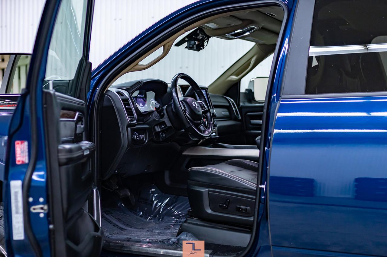 2019 Ram 3500 4x4 Crew Cab Laramie Diesel AISIN Leather Roof BCam Red Deer AB