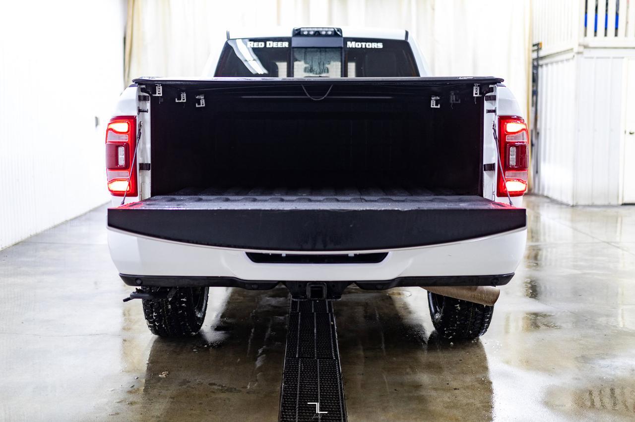 2019 Ram 3500 4x4 Crew Cab Laramie Diesel AISIN Leather Roof Nav Red Deer AB