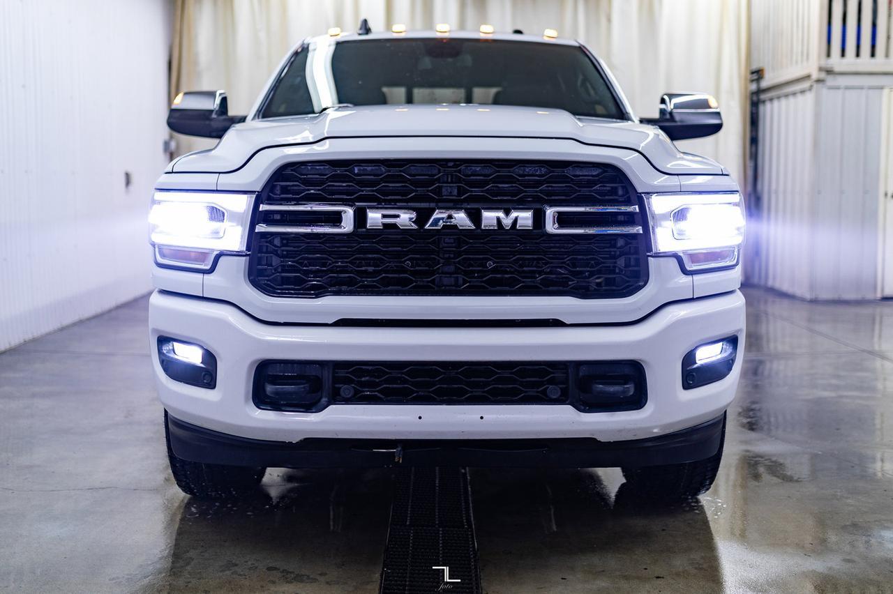 2019 Ram 3500 4x4 Crew Cab Laramie Diesel AISIN Leather Roof Nav Red Deer AB