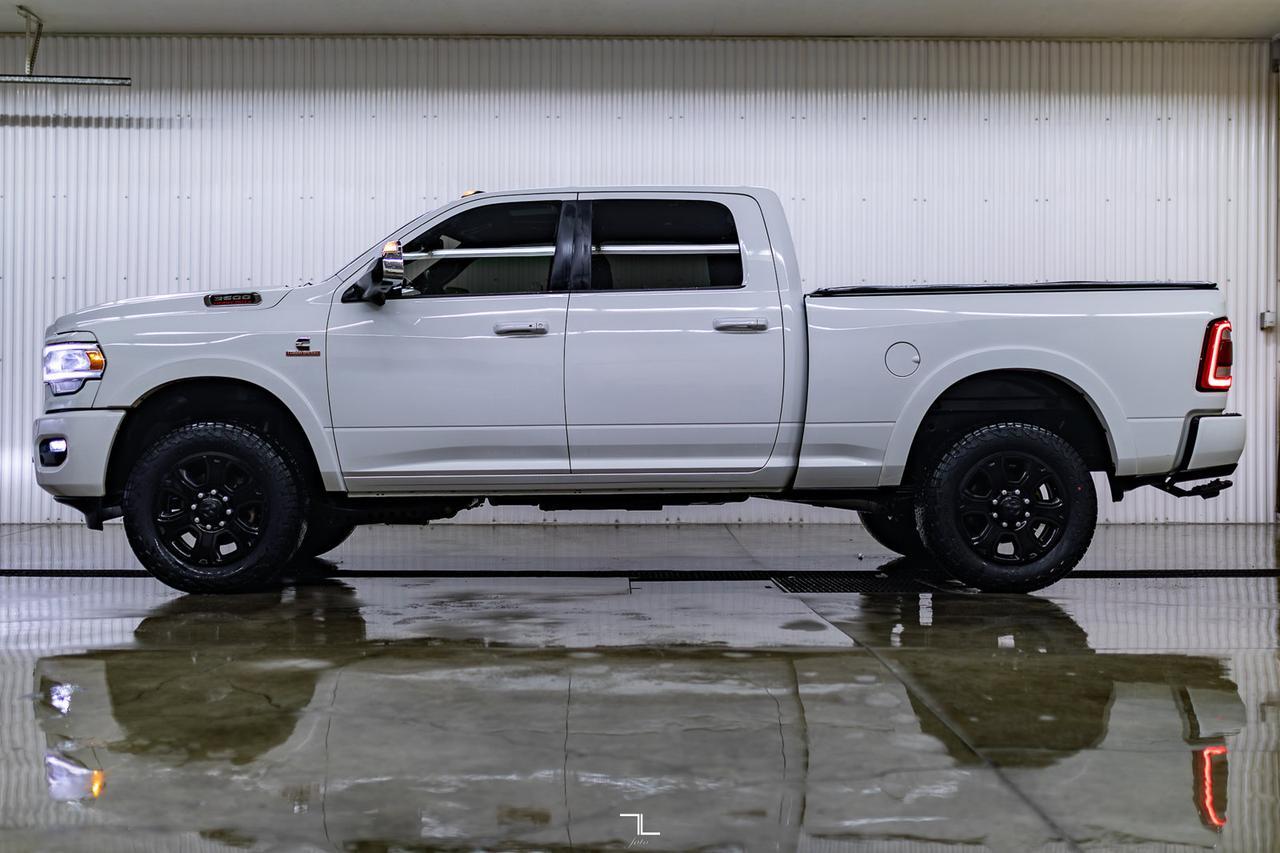 2019 Ram 3500 4x4 Crew Cab Laramie Diesel AISIN Leather Roof Nav Red Deer AB