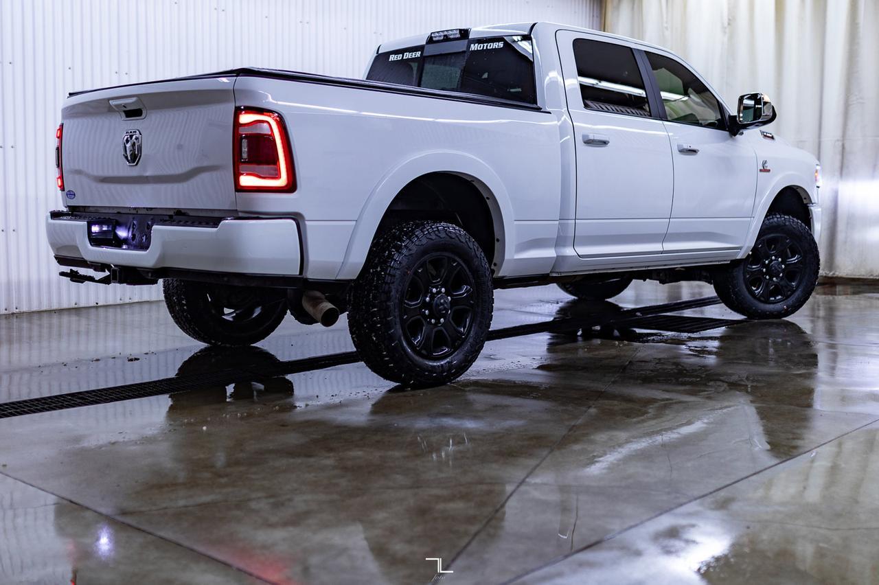 2019 Ram 3500 4x4 Crew Cab Laramie Diesel AISIN Leather Roof Nav Red Deer AB