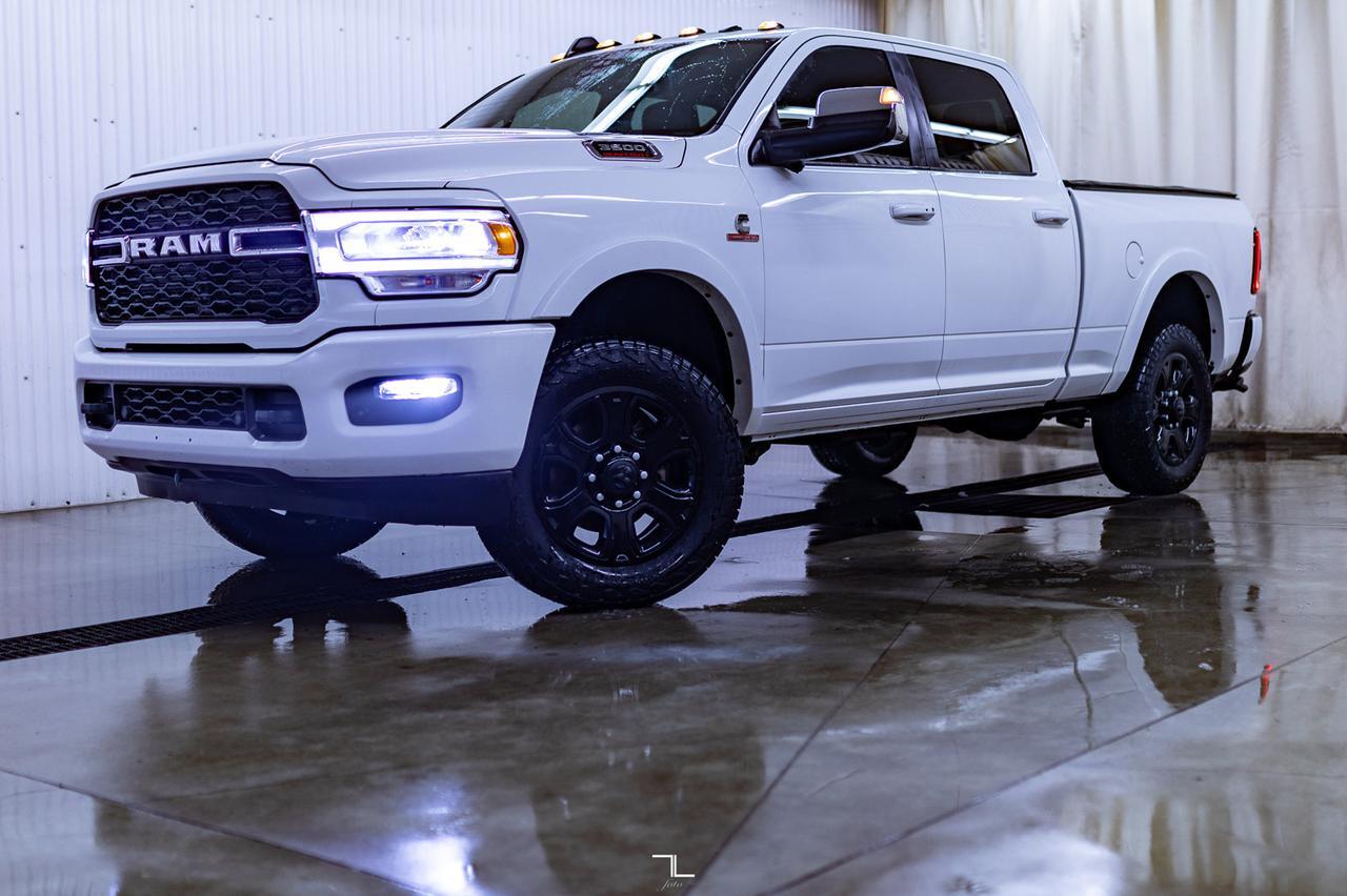 2019 Ram 3500 4x4 Crew Cab Laramie Diesel AISIN Leather Roof Nav Red Deer AB