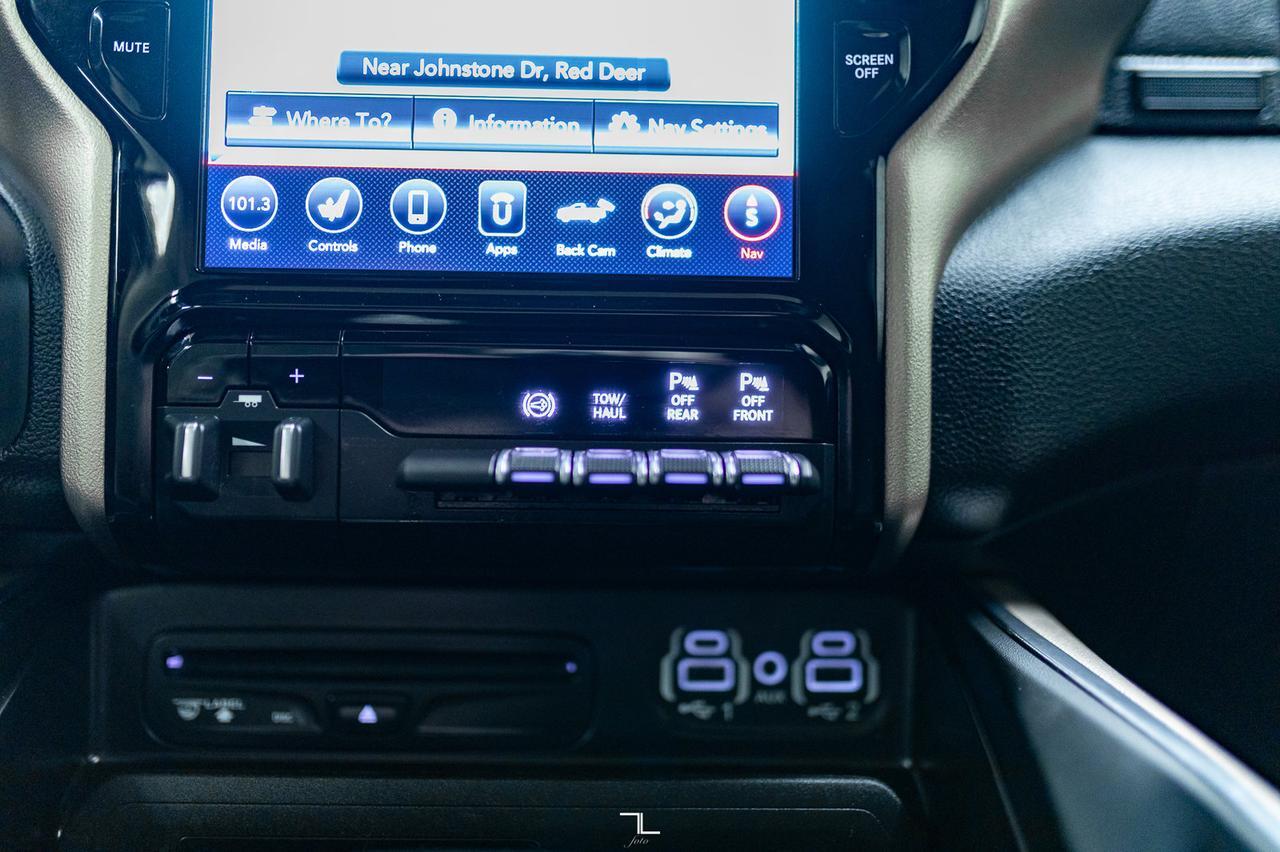 2019 Ram 3500 4x4 Crew Cab Laramie Diesel AISIN Leather Roof Nav Red Deer AB