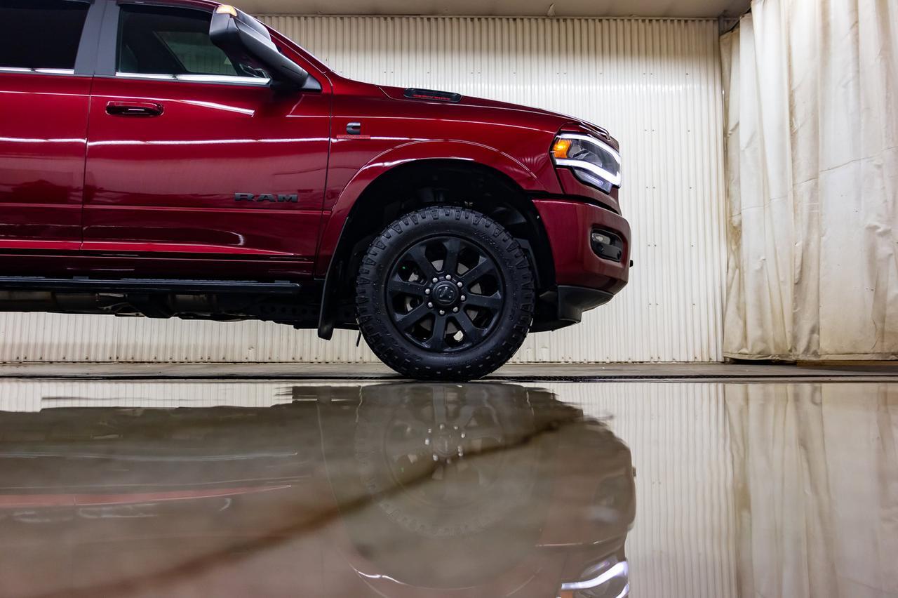 2019 Ram 3500 4x4 Crew Cab Laramie Diesel AISIN Leather Roof Nav Red Deer AB