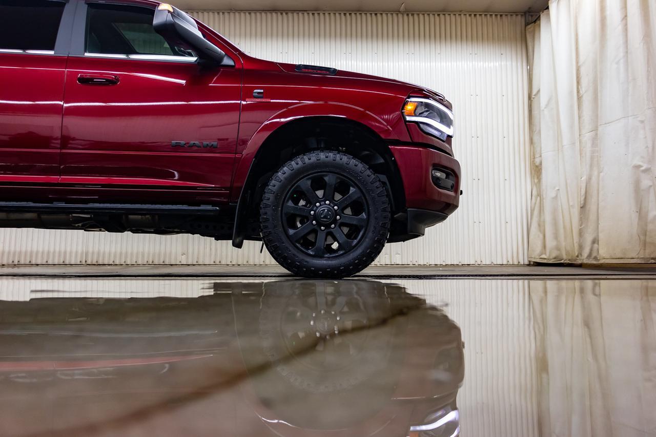 2019 Ram 3500 4x4 Crew Cab Laramie Diesel AISIN Leather Roof Nav Red Deer AB