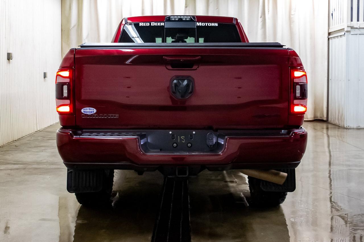 2019 Ram 3500 4x4 Crew Cab Laramie Diesel AISIN Leather Roof Nav Red Deer AB