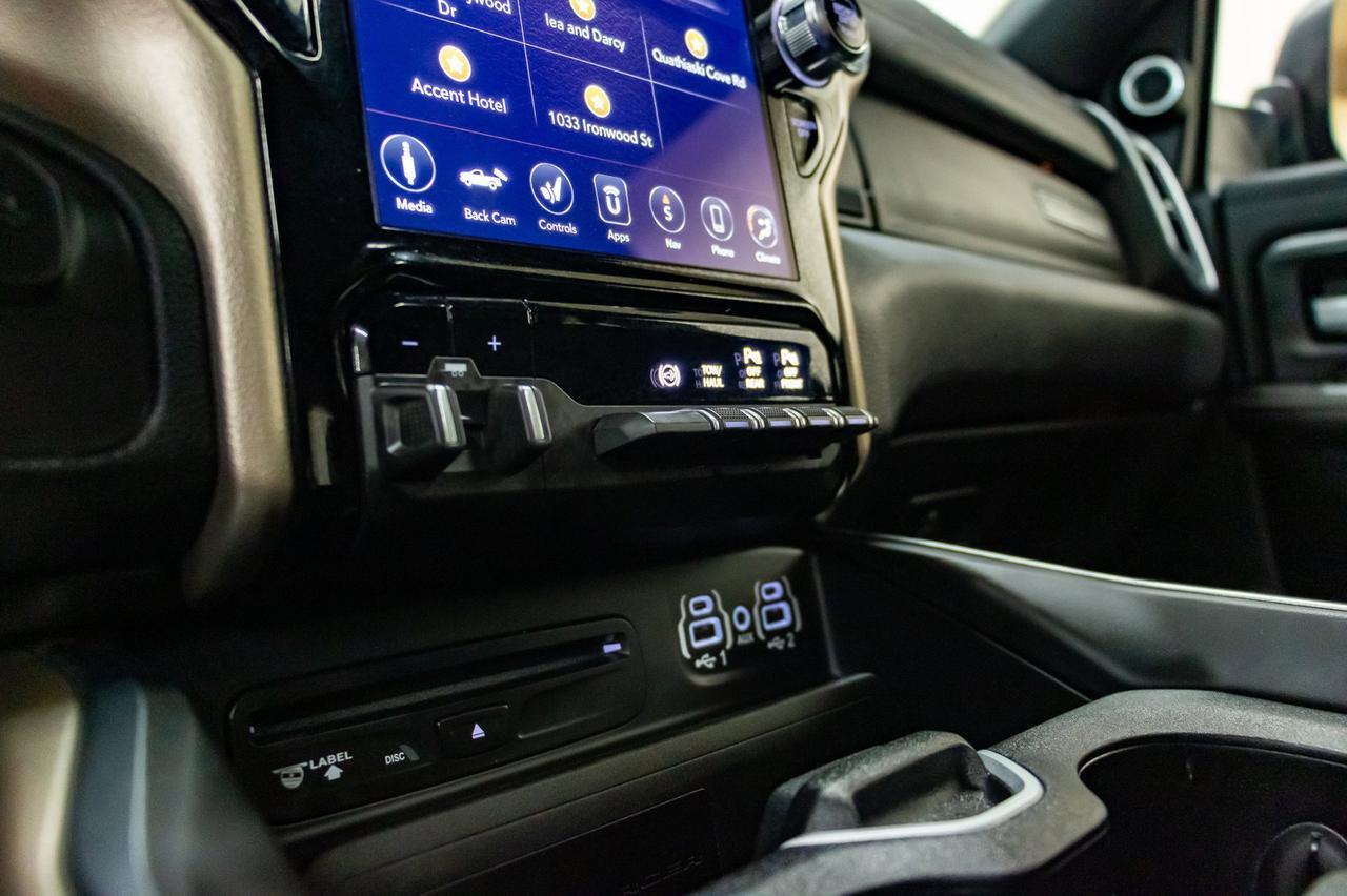 2019 Ram 3500 4x4 Crew Cab Laramie Diesel AISIN Leather Roof Nav Red Deer AB