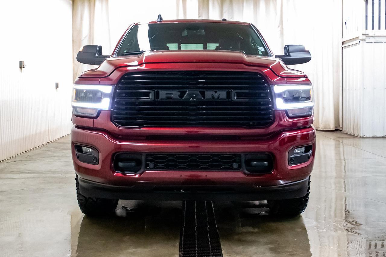 2019 Ram 3500 4x4 Crew Cab Laramie Diesel AISIN Leather Roof Nav Red Deer AB