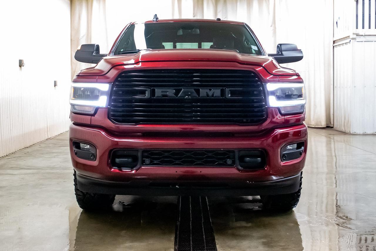 2019 Ram 3500 4x4 Crew Cab Laramie Diesel AISIN Leather Roof Nav Red Deer AB