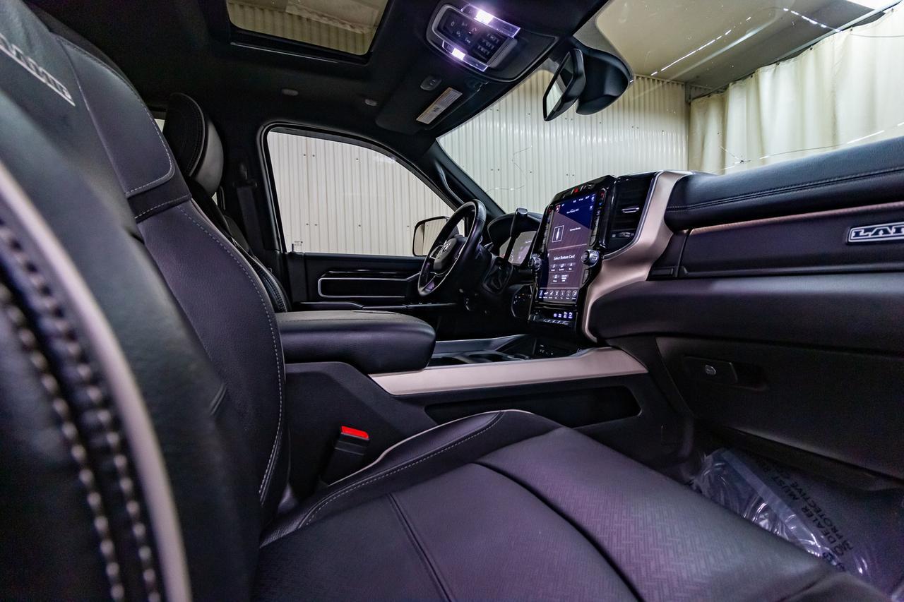 2019 Ram 3500 4x4 Crew Cab Laramie Diesel AISIN Leather Roof Nav Red Deer AB