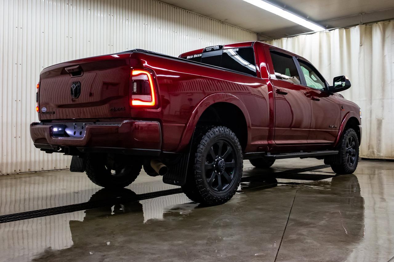 2019 Ram 3500 4x4 Crew Cab Laramie Diesel AISIN Leather Roof Nav Red Deer AB