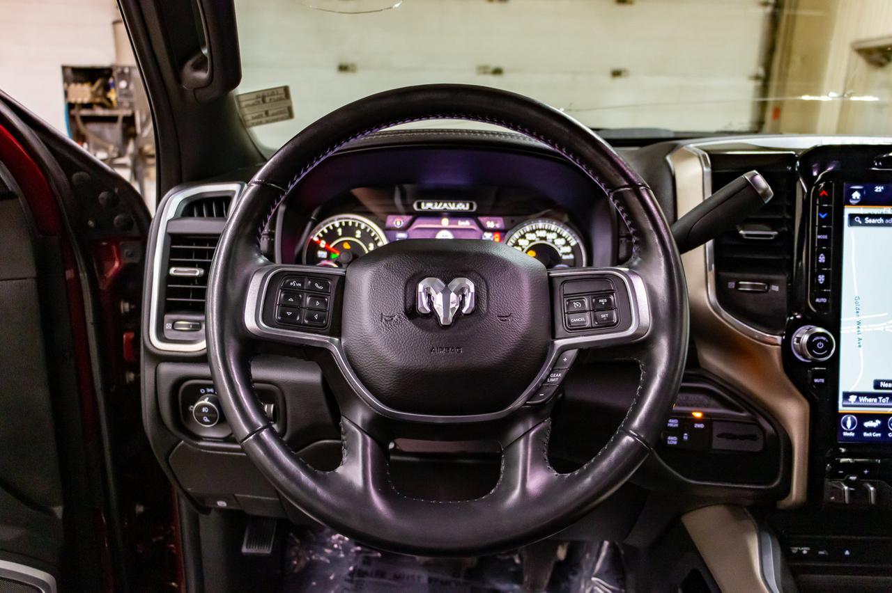 2019 Ram 3500 4x4 Crew Cab Laramie Diesel AISIN Leather Roof Nav Red Deer AB