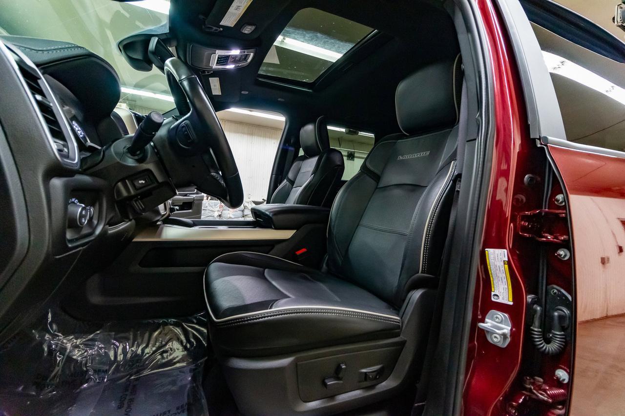 2019 Ram 3500 4x4 Crew Cab Laramie Diesel AISIN Leather Roof Nav Red Deer AB