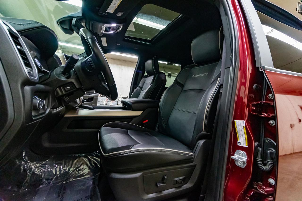 2019 Ram 3500 4x4 Crew Cab Laramie Diesel AISIN Leather Roof Nav Red Deer AB