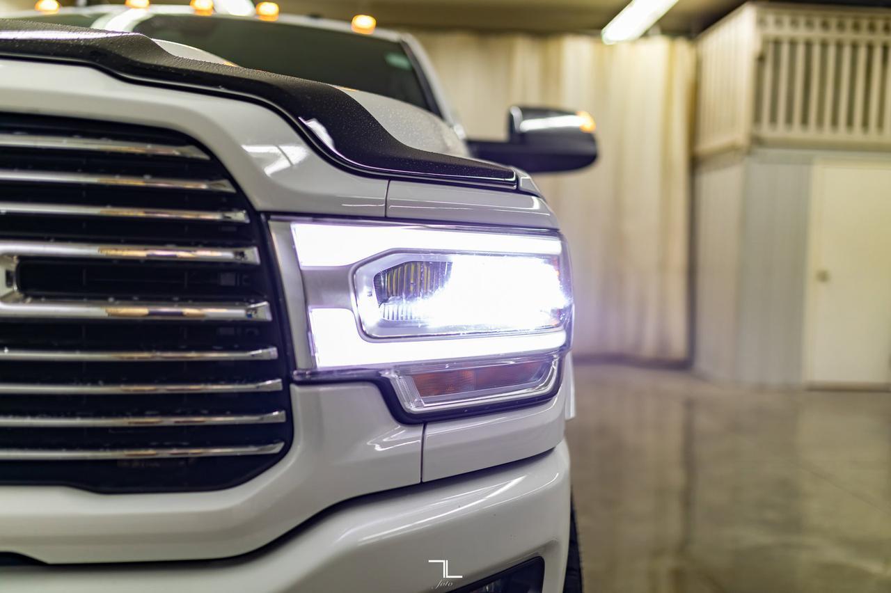 2019 Ram 3500 4x4 Crew Cab Laramie Diesel Leather Roof Nav Level Kit Wheels Red Deer AB